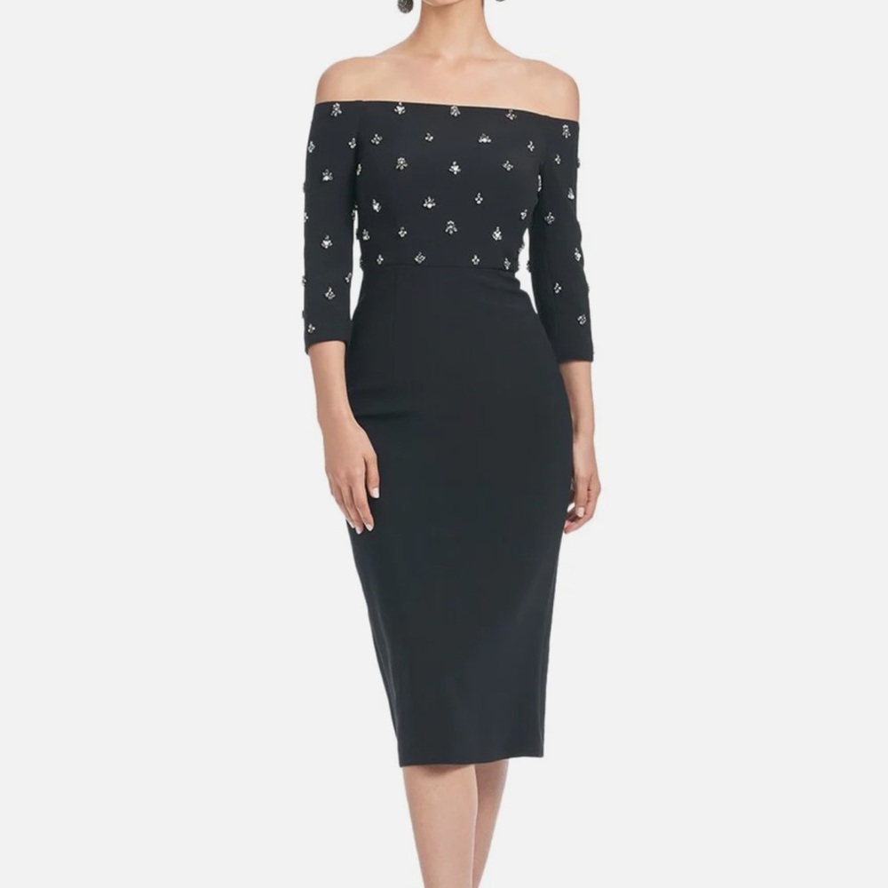 Elegant Black Off-Shoulder Dress